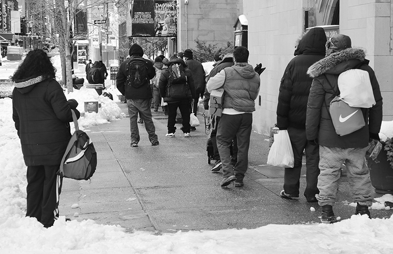 St Luke's Soup Kitchen : Feeding the Needy : Homeless : Street Life : New York : Personal Photo Projects :  Richard Moore Photography : Photographer : 